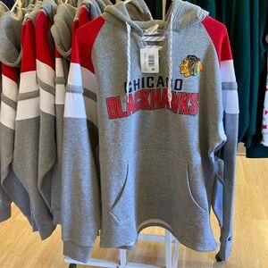 Chicago Blackhawks, gray medium sweatshirt